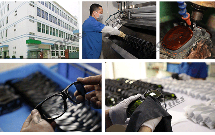 Tecnica di produzione degli occhiali di protezione laser